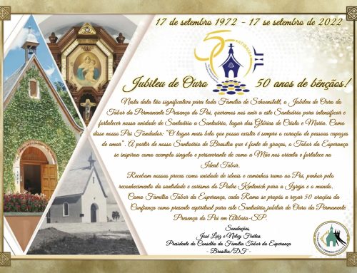 Celebração do Jubileu de Ouro do Santuário Tabor da Permanente Presença do Pai (Atibaia-SP) | 17/09/2022